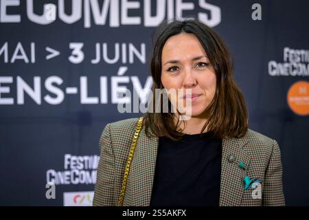 Linse (Nordfrankreich), 1. Juni 2024: Schauspieler und Filmemacher Maurice Barthélémy besuchte das CineComedies Festival von Lens-Liévin Stockfoto