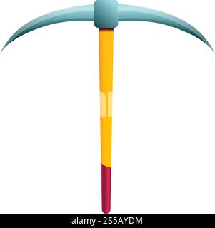Symbol „Mine Pick“. Cartoon von mir Pick-Vektor-Symbol für Web-Design isoliert auf weißem Hintergrund. Mine Pick Icon, Cartoon Style Stock Vektor