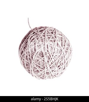 Clew isoliert auf weißem Hintergrund Stockfoto
