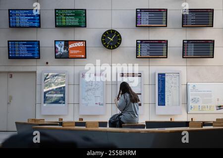 Bahnhof Poitiers (Zentralwestfrankreich) Stockfoto