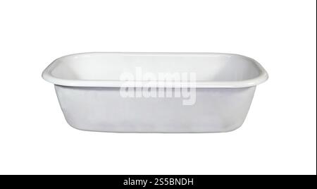 Bad isoliert auf weißem Hintergrund. Bad isoliert auf weiß Stockfoto