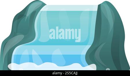 Symbol „Überlappend“. Cartoon des kaskadierenden Vektorsymbols für Webdesign isoliert auf weißem Hintergrund. Kaskadierende Ikone, Cartoon-Stil Stock Vektor