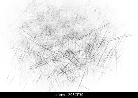 Hintergrund mit geschlitzter Textur. Schwarz-weiße Hintergrundtapete. Hintergrund mit geschlitzter Textur. Schwarz-weiße Tapete Stockfoto