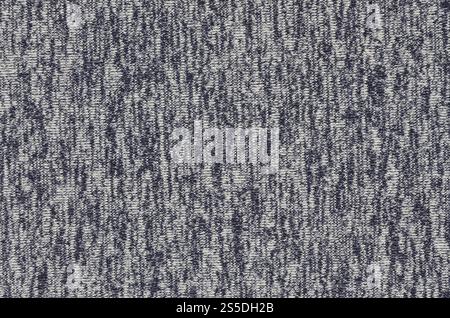 Echten heather Gewirke aus synthetischen Fasern strukturierten Hintergrund. Stoff farbig Textur. Hintergrund mit feiner Streifenstruktur. Stockfoto