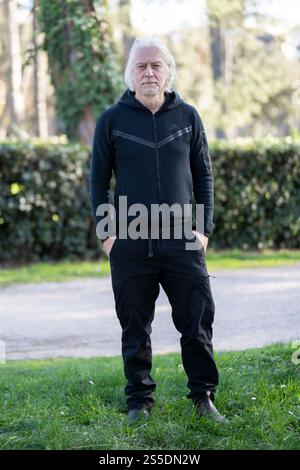 Rom, Italien, 14. Januar 2025 - Tommaso Ragno nimmt an einem Fotobesuch für den Film „Luce“ in Casa del Cinema - Villa Borghese in Rom Teil. Credits: Luigi de Pompeis/Alamy Live News Stockfoto