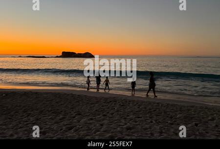 Sonnenuntergangsabend in Kapstadt Stockfoto