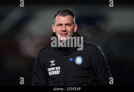 Aktenfoto vom 01/25 von Matt Bloomfield, der als Manager von Luton mit dreieinhalb Jahren ernannt wurde. Ausgabedatum: Dienstag, 14. Januar 2025. Stockfoto