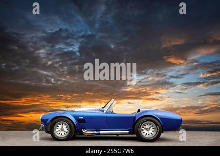 Shelby Cobraelby Ford Conra 427 amerikanischer Sportrennwagen Stockfoto