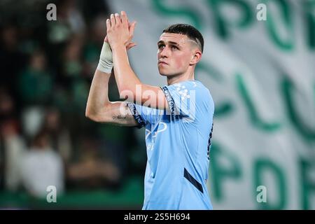 Lissabon, Portugal. November 2024. Phil FODEN von Manchester City während des Fußballspiels der UEFA Champions League, League Phase MD4 zwischen Sporting CP und Manchester City am 5. November 2024 im Estadio Jose Alvalade in Lissabon, Portugal - Foto Matthieu Mirville/DPPI Credit: DPPI Media/Alamy Live News Stockfoto