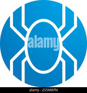 Spider Technology Logo-Vektor Stock Vektor