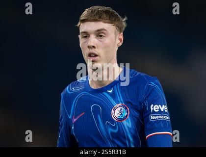 London, Großbritannien. Januar 2025. Chelsea Stürmer Cole Palmer (20) während des Premier League-Spiels in Stamford Bridge, London. Der Bildnachweis sollte lauten: Ian Stephen/Sportimage Credit: Sportimage Ltd/Alamy Live News Stockfoto