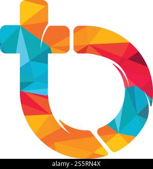 Logo mit TB Letter. Design mit T- und B-Vektorlogo. Stock Vektor