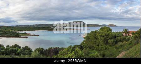 Die schöne Costa Corallina in Sardinien Stockfoto