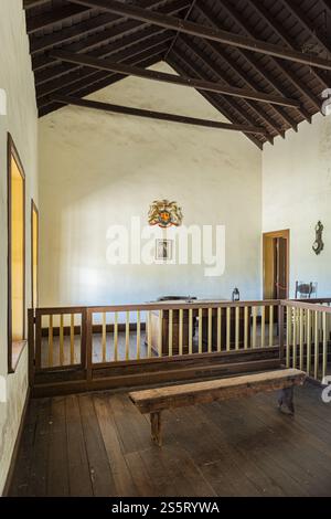 Ehemaliger Gerichtssaal, Greenough Museum Village, Western Australia, Australien, Ozeanien Stockfoto