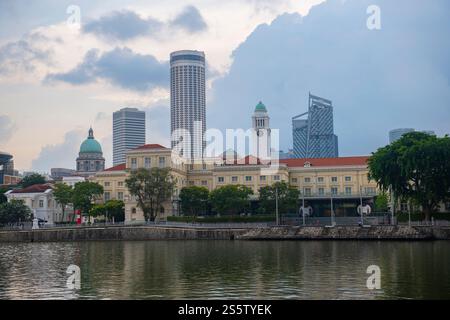 Asian Civilisations Museum ACM im Empress Place Building in Downtown Core, Central Area, Singapur. Stockfoto