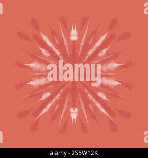 Stoff Tie Dye Gestreifte Muster Tinte Hintergrund Böhmische Spirale. Hippie Dye Draw Tiedye Swirl Shibori Tie Dye abstraktes Batik nahtloses Muster trendy Stockfoto