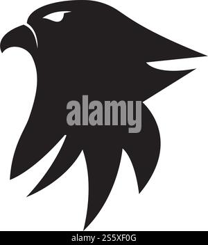 Falcon Logo Template Vector Illustration Design Stock Vektor