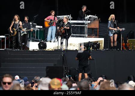London, UK - 6. Juli 2023: The Chicks treten bei American Express British Summer time in Hyde Park auf Stockfoto