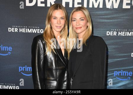 Valentina und Cheyenne Pahde bei „der Heimweg“ Filmpremiere am 14.01.2025 in Berlin Stockfoto