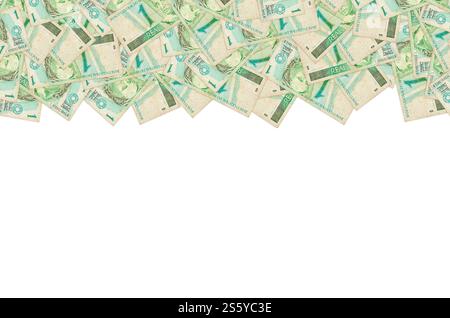 Republiken Effigy Porträt dargestellt als Büste auf altem brasilianischem Geld. Grüner Schild vorn. Republiken Effigy Porträt dargestellt als Büste auf Stockfoto