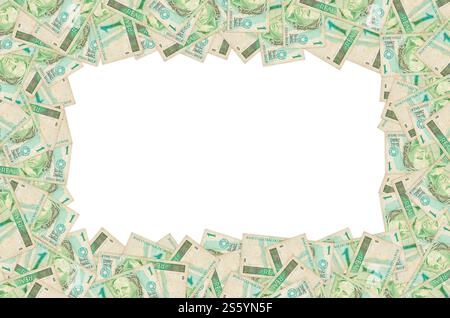 Republiken Effigy Porträt dargestellt als Büste auf altem brasilianischem Geld. Grüner Schild vorn. Republiken Effigy Porträt dargestellt als Büste auf Stockfoto