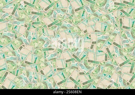 Republiken Effigy Porträt dargestellt als Büste auf altem brasilianischem Geld. Grüner Schild vorn. Republiken Effigy Porträt dargestellt als Büste auf Stockfoto