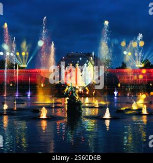 Weihnachten in der Kew Lightshow, London. Stockfoto