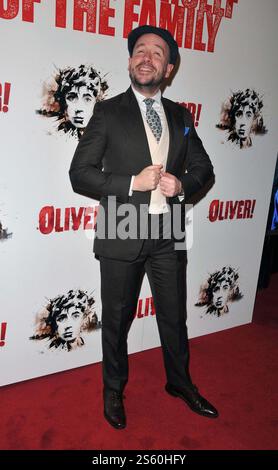 Tom Allen im „Oliver!“ Musical Press Night, Gielgud Theatre, Shaftesbury Avenue, am Dienstag, den 14. Januar 2025 in London, England, Großbritannien. KAPPE/CAN ©CAN/ Stockfoto