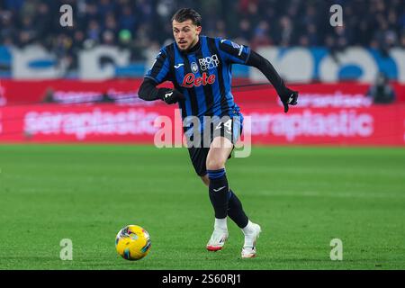 Bergamo, Italien. Januar 2025. Lazar Samardzic von Atalanta BC wurde 2024/25 während des Fußballspiels der Serie A zwischen Atalanta BC und Juventus FC im Gewiss Stadium gesehen Stockfoto