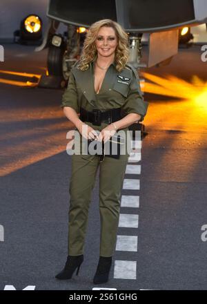 Carol Vorderman nimmt an der „Top Gun: Maverick“ – Royal Film Performance in den Leicester Square Gardens in London Teil. Donnerstag, 19. Mai 2022 Stockfoto