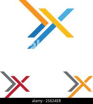 Express-Logo-Vektor-Ilustrationsvektorvorlage Stock Vektor