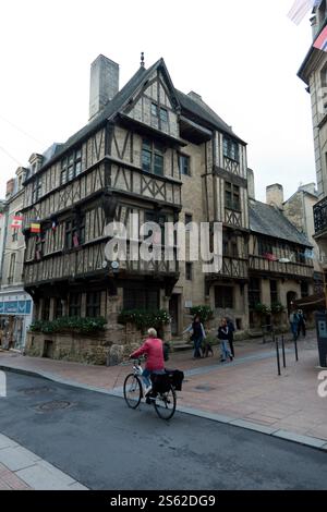 Maison de la Rue Saint-Martin, Bayeux, Normandie, Frankreich Stockfoto