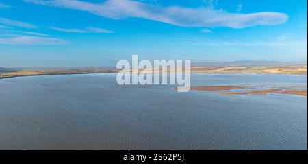 Montrose Angus Scotland blickt nach Westen über das Becken Stockfoto