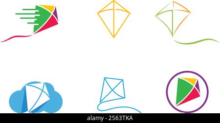 Vektordesign mit Logo-Illustration Stock Vektor