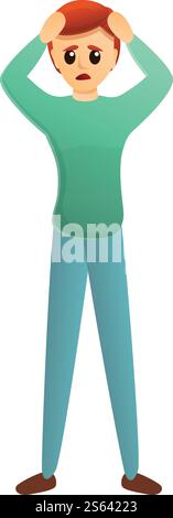 Symbol für psychiatrische Klinik. Cartoon von psychiatrischen Krankenhaus Vektor-Symbol für Web-Design isoliert auf weißem Hintergrund. Ikone der psychiatrischen Klinik, Cartoon-Stil Stock Vektor