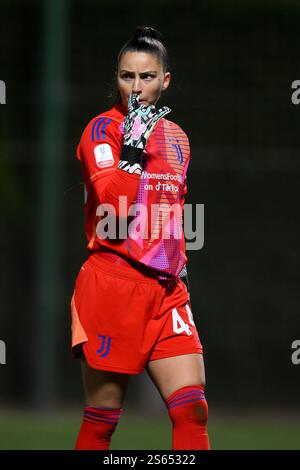 15. Januar 2025, Mirko Fersini Stadium, Formello (Rom), Italien; Coppa Italia Frauenfußballspiel; Lazio gegen Juventus; Lysianne Proulx vom FC Juventus Stockfoto