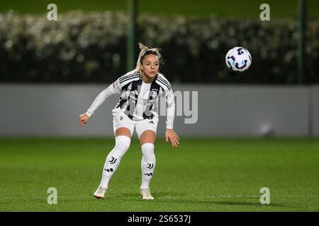 15. Januar 2025, Mirko Fersini Stadium, Formello (Rom), Italien; Coppa Italia Frauenfußballspiel; Lazio gegen Juventus; Martina Rosucci vom FC Juventus Stockfoto