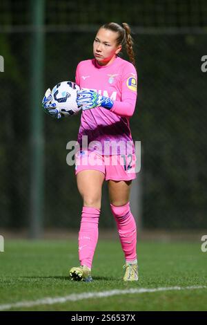 15. Januar 2025, Mirko Fersini Stadium, Formello (Rom), Italien; Coppa Italia Frauen Fußball Spiel; Lazio gegen Juventus; Kerttu Karresmaa von SS Lazio Stockfoto