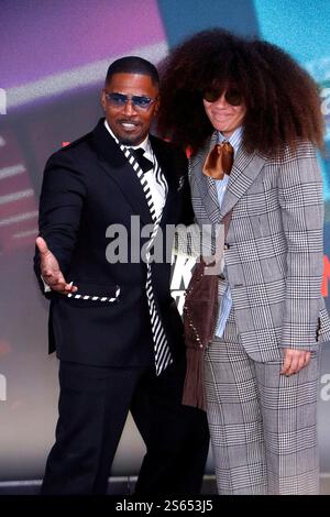 Back in Action , Weltpremiere im Zoo Palast, Berlin, 15.01.2025 Jamie Foxx mit Tochter Annalise Bishop bei einem Special Screening von Back in Action im Zoo Palast in Berlin am 15.1,2025. Berlin Zoo Palast *** Back in Action , Uraufführung im Zoo Palast, Berlin, 15 01 2025 Jamie Foxx mit Tochter Annalise Bishop bei einer Sondervorführung von Back in Action im Zoo Palast in Berlin am 15 1 2025 Berlin Zoo Palast Copyright: XAnitaxBuggex Stockfoto
