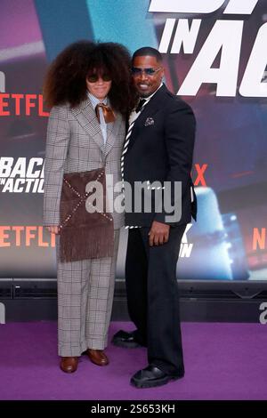 Back in Action , Weltpremiere im Zoo Palast, Berlin, 15.01.2025 Jamie Foxx mit Tochter Annalise Bishop bei einem Special Screening von Back in Action im Zoo Palast in Berlin am 15.1,2025. Berlin Zoo Palast *** Back in Action , Uraufführung im Zoo Palast, Berlin, 15 01 2025 Jamie Foxx mit Tochter Annalise Bishop bei einer Sondervorführung von Back in Action im Zoo Palast in Berlin am 15 1 2025 Berlin Zoo Palast Copyright: XAnitaxBuggex Stockfoto
