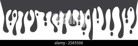 Tropfende Flüssigkeit Symbol Vektordesign Stock Vektor