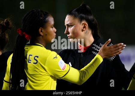 Formello, Italien. Januar 2025. Lysianne Proulx vom FC Juventus während des Fußballspiels der Frauen Coppa Italia 2024/2025 zwischen SS Lazio und Juventus FC im Sportzentrum Formello in Roma (Italien) am 15. Januar 2025. Quelle: Insidefoto di andrea staccioli/Alamy Live News Stockfoto