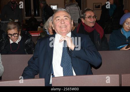 Rom, Italien. Januar 2025. Rom, Spazio Sette Bookshop Präsentation von Aldo Cazzullos Buch 'Craxi der letzte wahre Politiker', auf dem Foto: Gastbeitrag: Independent Photo Agency/Alamy Live News Stockfoto