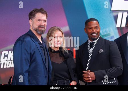 Premiere - Back in Action Seth Gordon, Cameron Diaz und Jamie Foxx bei der Weltpremiere zur Netflix Produktion Back in Action im Zoo Palast am 15.01.2025 in Berlin. *** Premiere Back in Action Seth Gordon, Cameron Diaz und Jamie Foxx bei der Uraufführung der Netflix-Produktion Back in Action im Zoo Palast am 15 01 2025 in Berlin Copyright: XEventpressxKochanx Stockfoto