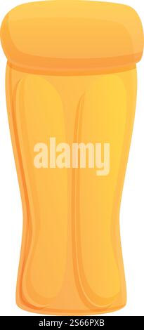 Symbol für aufblasbare Pool-Matratze. Cartoon des aufblasbaren Matratzenvektorsymbols des Pools für Webdesign isoliert auf weißem Hintergrund. Pool aufblasbare Matratze Icon, Cartoon Stil Stock Vektor