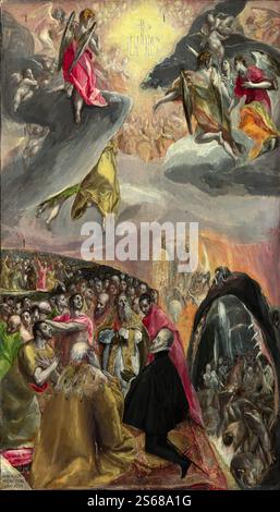 Domínikos Theotokópoulos - El Greco - die Anbetung des Namens Jesu Stockfoto