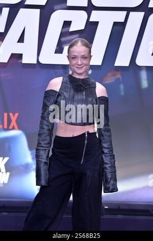 Anna Engelschall bei der Premiere BACK IN ACTION Special Screening in Berlin am 15.01.2025 *** Anna Engelschall bei der Premiere BACK IN ACTION Special Screening in Berlin am 15 01 2025 Stockfoto