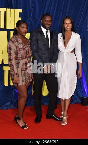 Sabrina Dhowre Elba und Idris Elba nehmen am Eröffnungsabend des BFI London Film Festivals im Southbank Centre in der Royal Festival Hall in London, England, Teil. Mittwoch, 6. Oktober 2021 Stockfoto