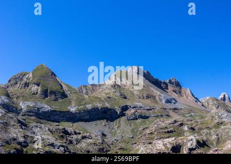 Rund um den Estaens-See im Aspe-Tal, Pyrenäen Atlantiques, Frankreich Stockfoto