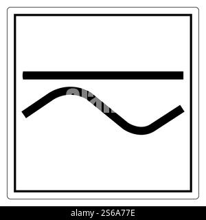 Direktes und alternierendes Symbolzeichen isolieren auf weißem Hintergrund, Vektorgrafik EPS.10 Stock Vektor